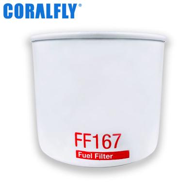 China 14 Micron Fleetguard Ff167 Fuel Filter Cartridge Construction for sale