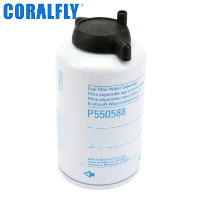 China Coralfly P550588 El filtro de separación de agua del motor de excavadora del camión del combustible en venta