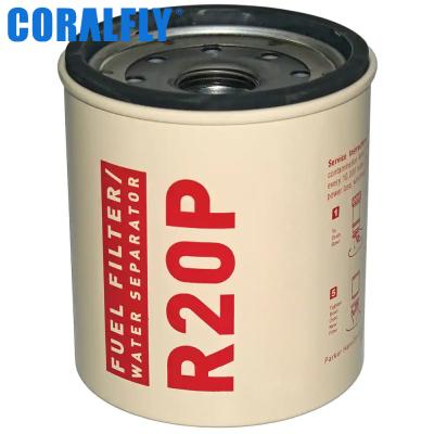 China Fuel Water Separator R20p Racor Fuel Filter 95mm Outer Dia for sale
