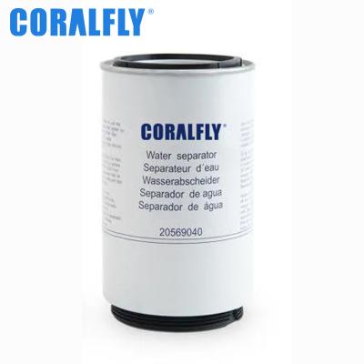 China CORALFLY Excavator 20569040 Fuel Water Separator Filter for sale