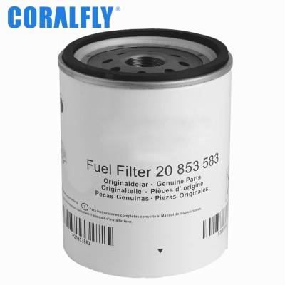 China Length 158mm 20853583 For CORALFLY Fuel Water Separator 5 Micron for sale