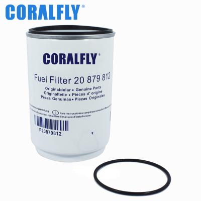 China Cellulose Media 20879812 For CORALFLY Fuel Filter Spin On Style for sale