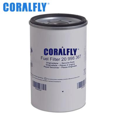 China 30 Micron D13 Fuel Filter 20998367 Truck Water Separator For CORALFLY for sale