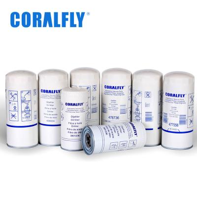 China Diesel Truck CORALFLY Carbon Oil Filter 21707133 477556 466634 for sale