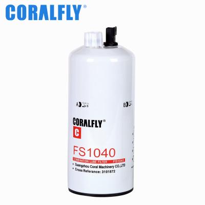 China Coralfly Diesel Engine Fleetguard Fuel Filter FS1040 for sale