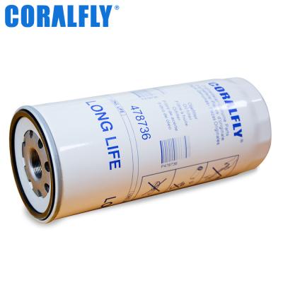 Китай Фильтр для масла 478736 CORALFLY экскаватора Coralfly дизельный 21170569 17533660 продается