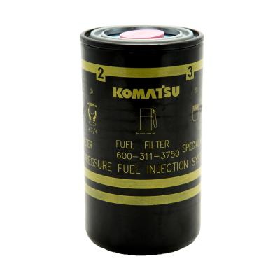 China KOMASU 600-311-3750 6003113750 Fuel Filter Excavator Drilling Equipment CORALFLY Filter for sale