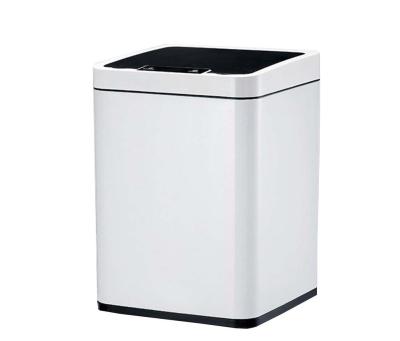 China Waterproof High Quality Smart Touchless Automatic Trash Can With Induction Cover Sensor Automatic Insulated Waste Bin Trash Garbage Bin Garbage Bins for sale