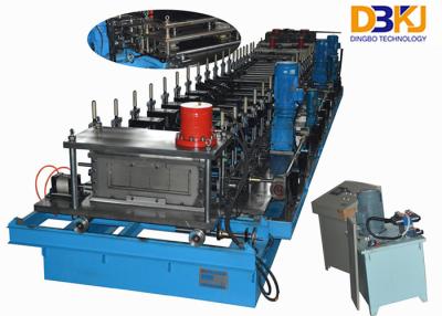China Galvanized Sheet Metal Purlin Rolling Machine 380V 50Hz 3phases for sale
