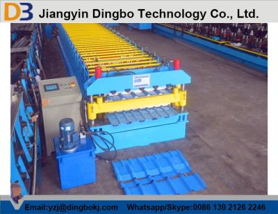 China Galvanized Sheet Roof Panel Roll Forming Machine With High Efficiency for sale