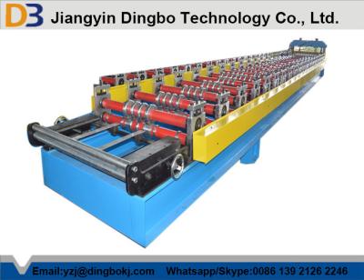 China 380V 50Hz 840 Roof Tile Corrugated Roll Forming Machine With Colored Steel Plate for sale