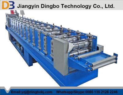 China Galvanized Metal Roof Ridge Cap Roll Forming Machine with 2 Years Warranty for sale
