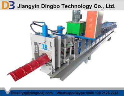 China Metal Roof Ridge Cap Roll Forming Machine Used with Colorful Roofing Tile Sheets for sale