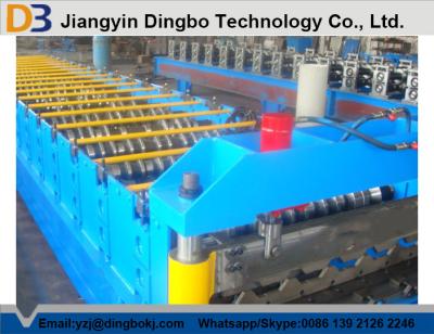 China Roof Panel Sheet Metal Roll Forming Machine With High Speed And Low Labor for sale
