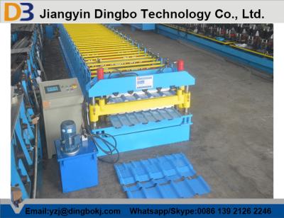 中国 機械によって着色された鋼板と形作る二重層ロールは鋼板に電流を通し、 販売のため