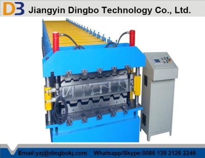 China Double Layer Roll Forming Machine with Speed 15-18m / min for Corrugated Roof for sale
