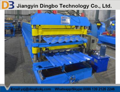 China 5.5kw glasig-glänzende Stahlfliese, die Maschine für Stahlkonstruktions-Werkstatt bildet zu verkaufen