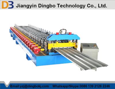 China Automatic PLC Control Customized/Trapezoidal Roof Panel roll forming Machine With 5 Ton Decoiler for sale