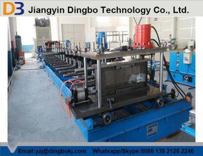 China Pre Cutting Later Punching Cable Tray Roll Forming Machine Automatic Controlled By PLC System for sale