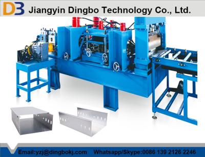 China 2.0mm Thickness Cable Tray Roll Forming Machine With 16 Steps Forming Station for sale