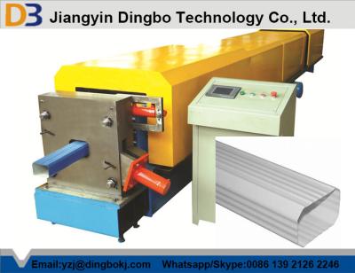 China PPGI Downspout Roll Forming Machine , Steel Roll Formers With 10m / Min Speed for sale