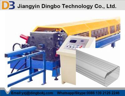 China Low Noise Downspout Forming Machine Down Pipe Roll Forming Machine 380V / 50Hz Power for sale