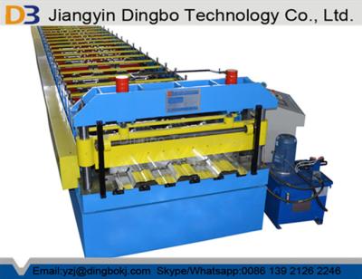 中国 建築材料のための機械を形作るロール2年の保証の橋床 販売のため