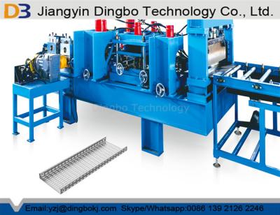 China Automatic Adjustment Size Cable Tray Roll Forming Machine For 100 - 800mm Width Profiles for sale