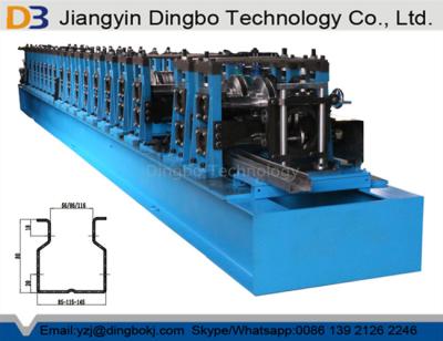 China 7 rodillos que nivelan el rollo vertical de Omega del dispositivo que forma la línea con 80 toneladas de máquina de la prensa en venta