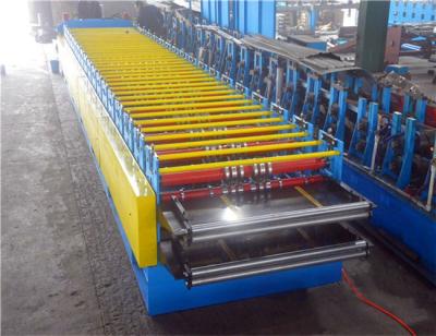 China Hohe Verarbeitungs-Geschwindigkeits-Dach-Platten-Rolle, die Maschine für galvanisiertes Blatt bildet zu verkaufen