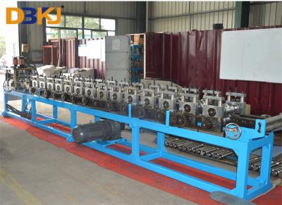 China Chain Transmission 0.8mm Galvanized Shutter Door Roll Forming Machine for sale
