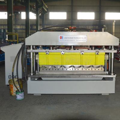 China 1250mm Spulen-nahtlose gemeinsame Stahlfliese, die Maschine bildet zu verkaufen