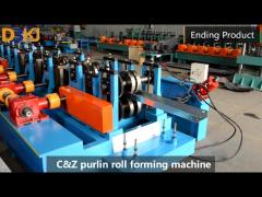 PLC Auto Adjustment CZ Purlin Roll Forming Machine 1.5-3mm