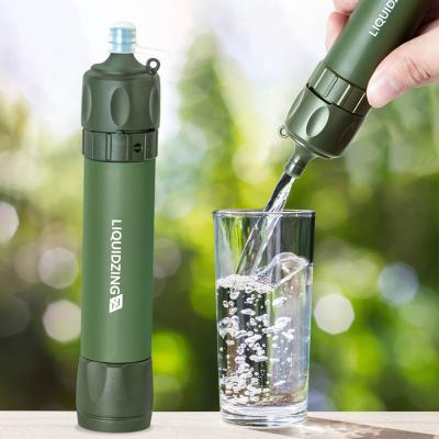 China Survivor Filter Personal Water Filter Straw Survival Water Filter Straws Emergency Drinking Water for sale