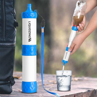 China LIQUIDZING Portable Water Purifier Personal Water Emergency Preparedness Survival Gear Backpacking for Hiking Camping for sale
