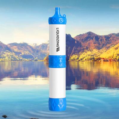 China Personal Water Filter Straw Water Purification Straw Accessories Emergency Drinking Water for sale