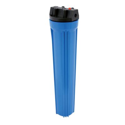 China 220V 20 Inch Big Blue Water Filter 39*23*73cm 0.4MPa Domestic Water Filter for sale