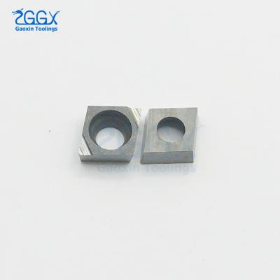 China Insertos de torneado de aluminio plateado Insertos de corte indexables de carburo CCGT CCGT040102 en venta