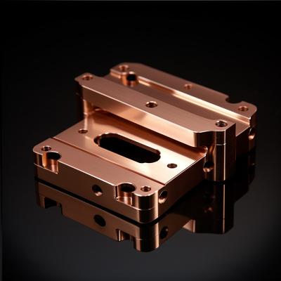 Chine Partie de précision fraisage CNC pièces de cuivre usinage CNC pièces usinage CNC service à vendre
