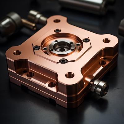 China Customized High Demand CNC Machining Parts Copper Processing Parts Metal Fabrication for sale
