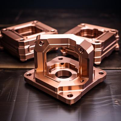 China Non Standard Custom Copper Parts CNC Precision Milling Metal Machining Part for sale