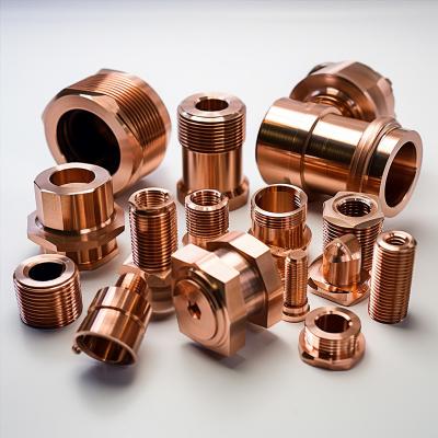 China ISO9001 CNC Turning Copper Parts Mechanical Products Metal CNC Machining Service for sale