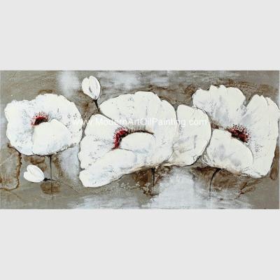 China Extracto Art Canvas Paintings, pinturas florales hechas a mano del estallido en lona en venta