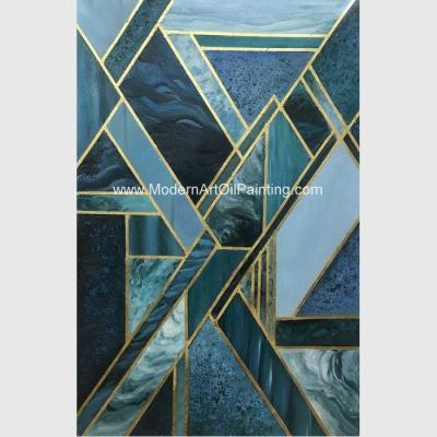 China Contemporary Geometric Abstract Art Paintings For Star Hotels Decoration for sale