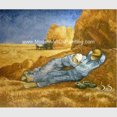 China Custom Vincent Van Gogh Oil Paintings Reproduction La Sieste For Coffee Stores Decor for sale