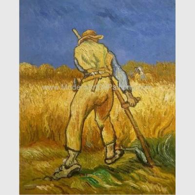 China Reproduções da pintura a óleo/lona mestras de Van Gogh Farm Painting On à venda