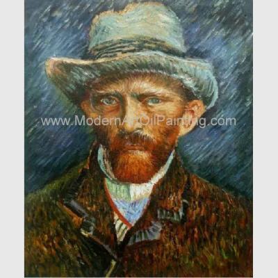 China Vincent Van Gogh Paintings Self Portrait Reproduction On Canvas For House Decor for sale