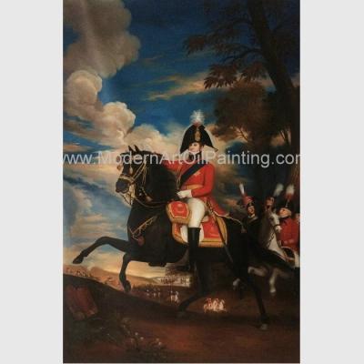 China Framed People Oil Painting Handmade Napoleonic War Paintings 60 X 90 Cm for sale