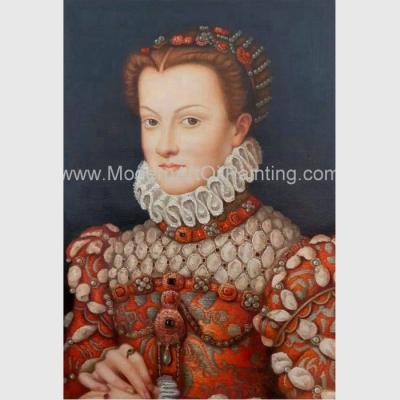 China Royal Lady People Oil Painting Reproduction Noble Palace Oil Painting For Home Decor for sale
