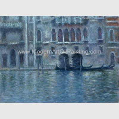 Chine Toile Claude Monet Oil Paintings Reproduction Palazzo DA Mula au décor de mur de Venise à vendre